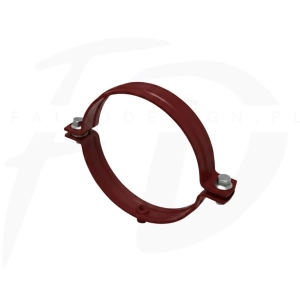 Obejma do dybla stal Inguri ⌀ 100 kolor czerwony